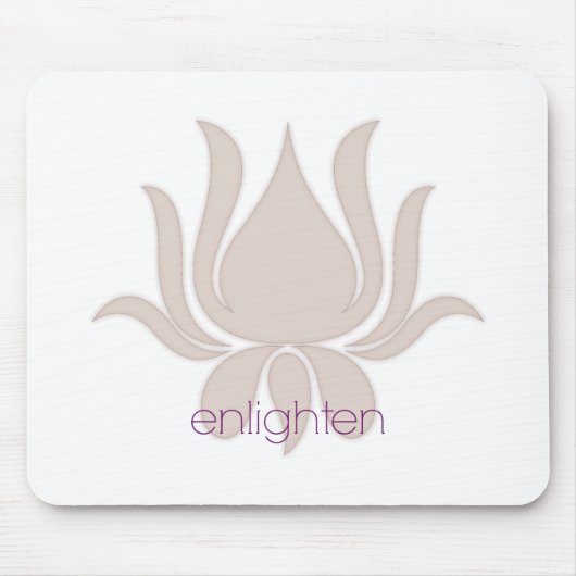 Erleuchte Lotus Mousepad (Vorne)