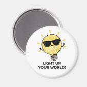 Erleuchten Sie Ihren weltberühmten Glanzkugel Magnet (Vorderseite/Rückseite)