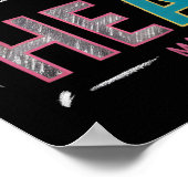 Erleuchtende Worte inmitten eines Kreuzes Poster (Ecke)