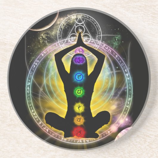 Erleuchtet Getränkeuntersetzer (Vorne)