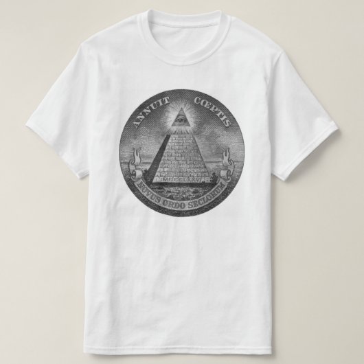 Erleuchtete allen sehenden Augen-T - Shirt (Design vorne)