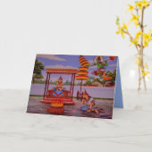 Erleuchtete Buddha Grußkarte Karte (Gelbe Blume)