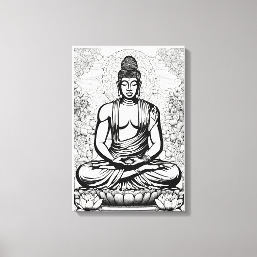 Erleuchtete Essenz Leinwanddruck (Vorderseite)