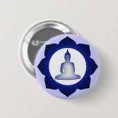 Erleuchteter Buddha Button (Vorne & Hinten)