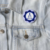 Erleuchteter Buddha Button (Beispiel)