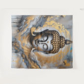 Erleuchteter Buddha Wandteppich (Vorderseite (Horizontal))