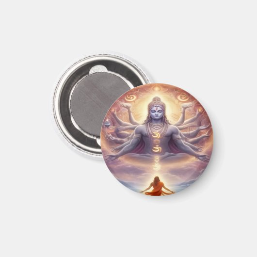 Erleuchteter Magnet (Vorderseite/Rückseite)