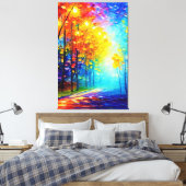 Erleuchteter Pfad Leinwanddruck (Insitu (Schlafzimmer))