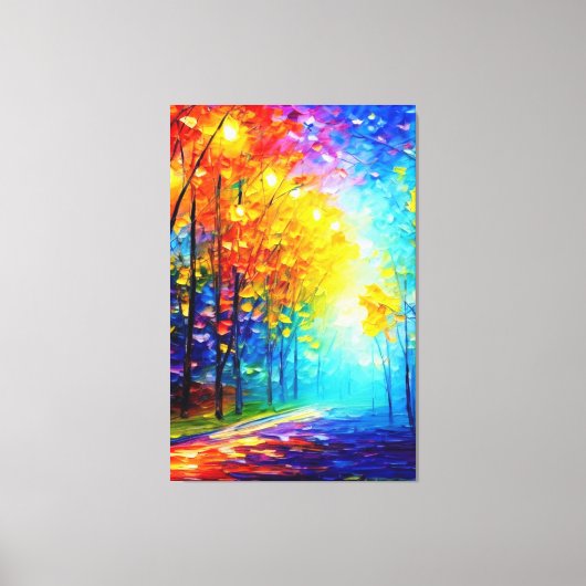 Erleuchteter Pfad Leinwanddruck (Vorderseite)