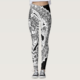 Erleuchtetes Elefantenprodukt Leggings