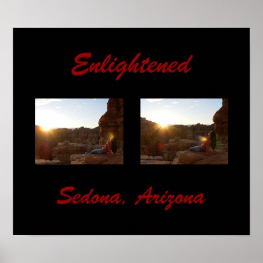 Erleuchtetes Poster (Vorne)