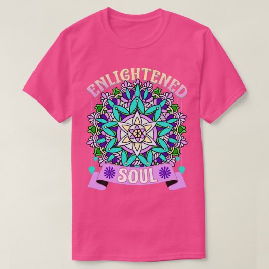 Erleuchtetes Soul Geist Spiritualität Mandala Zen T-Shirt (Design vorne)