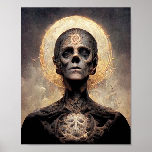 Erleuchtung Fantasy Sci-Fi Art Poster (Vorne)