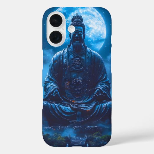Erleuchtung in Blau Case-Mate iPhone Hülle (Rückseite)