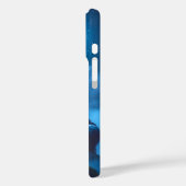 Erleuchtung in Blau Case-Mate iPhone Hülle (Rückseite / Links)