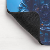Erleuchtung in Blau Mousepad (Ecke)