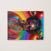 Erleuchtung mit der schwarzen Frau Gottes Puzzle (Horizontal)