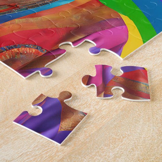 Erleuchtung mit der schwarzen Frau Gottes Puzzle (Seite)