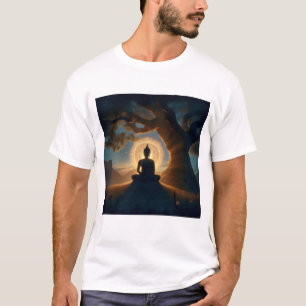 Erleuchtung unter dem Bodhi-Baum - Buddha-Meditati T-Shirt