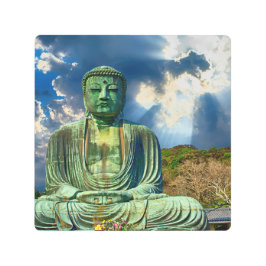 Erleuchtung vermittelt Buddha Metal Wall Art