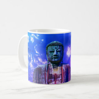 Erleuchtung vermittelt Buddha Statuenfarbe Kaffeetasse