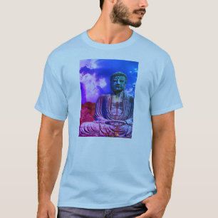 Erleuchtung vermittelt Buddha Statuenfarbe T-Shirt