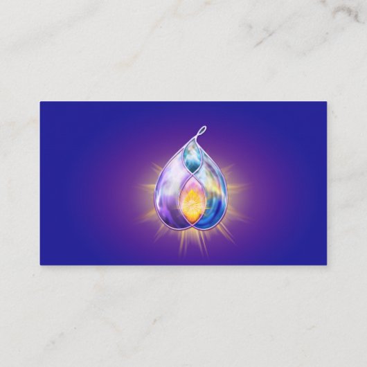 Erleuchtung Visitenkarte (Rückseite)