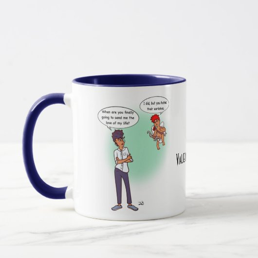 Erlobes Valentinstag Combo Tasse (Links)
