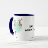 Erlobes Valentinstag Combo Tasse (Vorderseite Links)