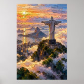 Erlöser über den Wolken Poster (Vorne)