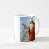 Erlösschritte begrüßen kaffeetasse (VorderseiteRechts)