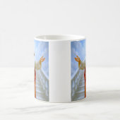 Erlösschritte begrüßen kaffeetasse (Mittel)