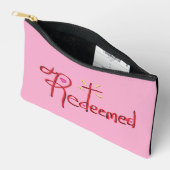 "Erlöst" Schwarz-Rosa-Zubehörtasche Zubehörtasche (Offen)