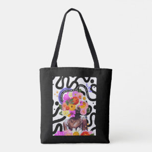 Erlöst und gekrönt Digitale Collage Christliche Ku Tasche