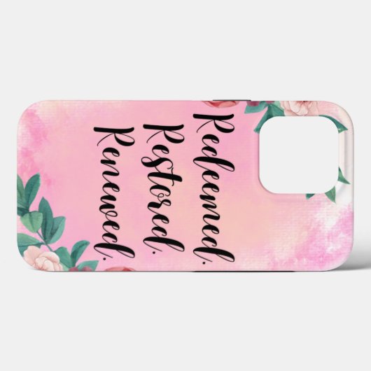 Erlöst. Wiederhergestellt. Verlängertes iPhone/iPa Case-Mate iPhone Hülle (Rückseite (Horizontal))