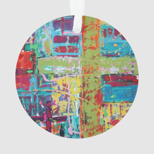 Erlöste Acrylschmuck Ornament (Rückseite)