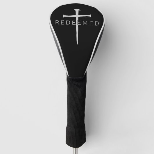 Erlöstes Graues Kreuz  Golf Headcover (Vorderseite)