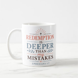 Erlösung ist tiefer als meine christlichen Fehler Kaffeetasse