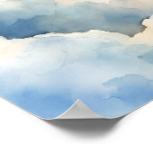 Erlösung, Kreuz in den Wolken, Poster (Ecke)