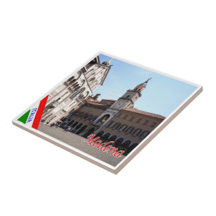 ERM010 MODENA, Rathaus und Dom, Fliese