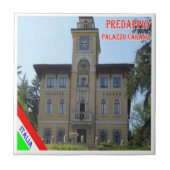 ERM014 PREDAPPIO, Varano Palace, Italien, Fliese (Vorderseite)