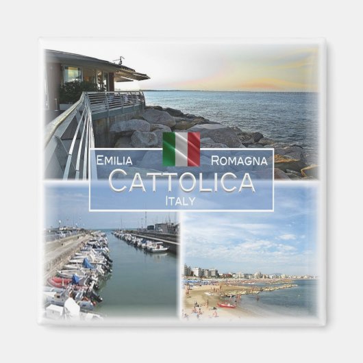 ERM034 CATTOLICA - Emilia Romagna - Italy - Fridge Magnet (Vorne)