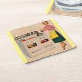 Erma und ihr doppelt-barreled Ofen Rechteckiger Pappuntersetzer (angewinkelt)