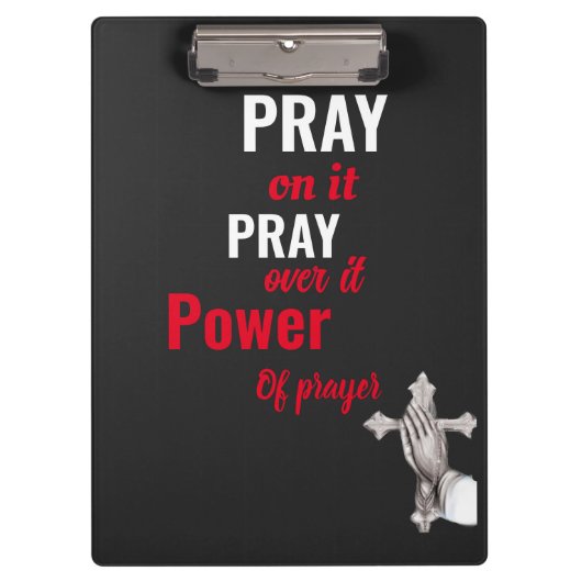 "Ermächtigen Sie Ihre Gebete mit dem Clip Board Klemmbrett (Vorderseite)