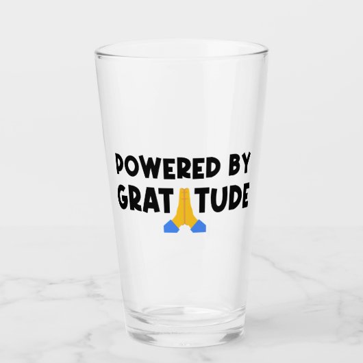 Ermächtigt durch Dankbarkeit Glas (Vorderseite)