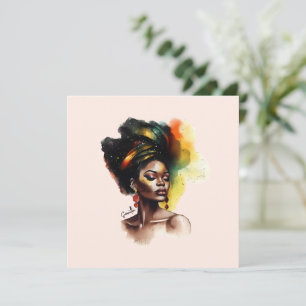 Ermächtigte afroamerikanische Frau (2)