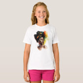 Ermächtigte afroamerikanische Frau (2) T-Shirt (Vorne ganz)