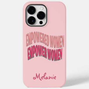 Ermächtigte Frauen ermöglichen Zitat von pfirsichr Case-Mate iPhone 14 Pro Max Hülle