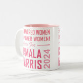 ERMÄCHTIGTE FRAUEN... ZWEIFARBIGE TASSE (Vorderseite Links)