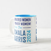 ERMÄCHTIGTE FRAUEN... ZWEIFARBIGE TASSE (Vorderseite Links)